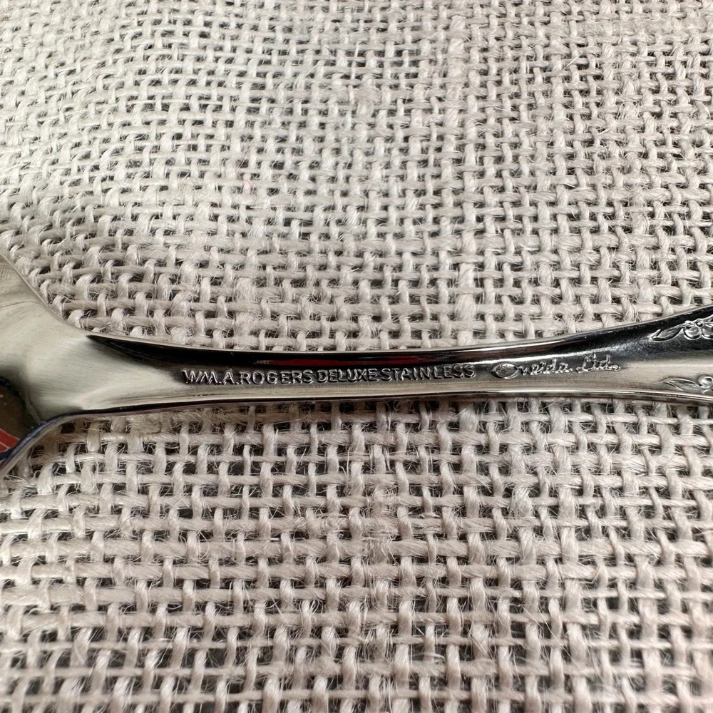 Oneida Mansfield Teaspoons Set of 2 Stainless Steel 6